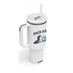Minnesota Anti ICE Immigration Protest Ladies Tumbler With Handle Fuck Ice TS14 Print Your Wear