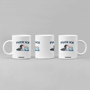 Minnesota Anti ICE Immigration Protest Ladies Coffee Mug Fuck Ice TS14 Print Your Wear