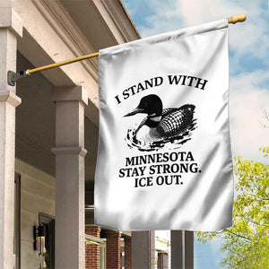 I Stand With Minnesota Garden Flag Minnesota Anti ICE Immigration Protest TS14 Print Your Wear