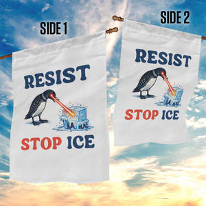 Stop ICE Garden Flag Minnesota Resist Anti ICE Immigration Protest TS14 Print Your Wear