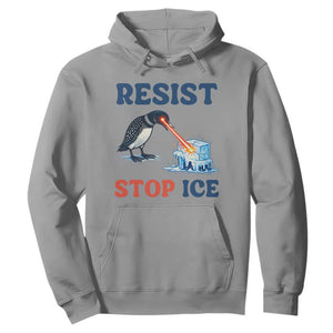 Stop ICE Hoodie Minnesota Resist Anti ICE Immigration Protest TS14 Sport Gray Print Your Wear