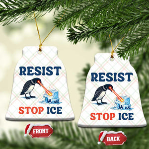Stop ICE Ceramic Ornament Minnesota Resist Anti ICE Immigration Protest TS14 Print Your Wear
