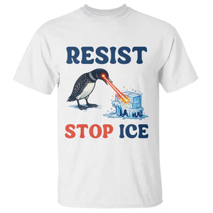Stop ICE T Shirt Minnesota Resist Anti ICE Immigration Protest TS14 White Print Your Wear