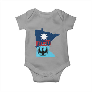 Minnesota Resist Anti ICE Immigration Protest Baby Onesie Ice Out TS14 Sport Gray Print Your Wear