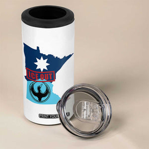 Minnesota Resist Anti ICE Immigration Protest 4 in 1 Can Cooler Tumbler Ice Out TS14 Print Your Wear