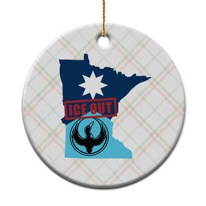 Minnesota Resist Anti ICE Immigration Protest Ceramic Ornament Ice Out TS14 1pc Christmas Plaid Print Your Wear