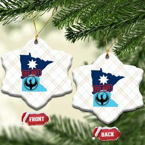 Minnesota Resist Anti ICE Immigration Protest Ceramic Ornament Ice Out TS14 Print Your Wear