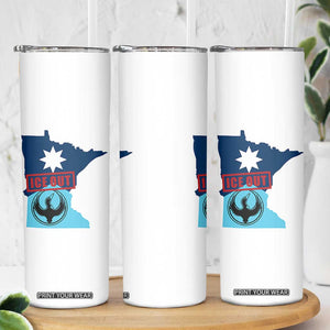 Minnesota Resist Anti ICE Immigration Protest Skinny Tumbler Ice Out TS14 Print Your Wear