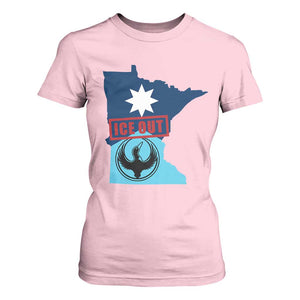 Minnesota Resist Anti ICE Immigration Protest T Shirt For Women Ice Out TS14 Light Pink Print Your Wear