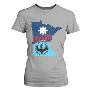 Minnesota Resist Anti ICE Immigration Protest T Shirt For Women Ice Out TS14 Sport Gray Print Your Wear