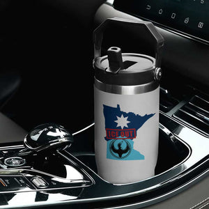 Minnesota Resist Anti ICE Immigration Protest Flip Straw Tumbler Ice Out TS14 Print Your Wear