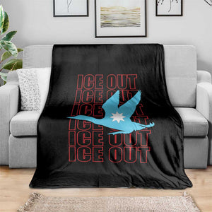 Minnesota Anti ICE Immigration Protest Throw Blanket Ice Out TS14 Print Your Wear
