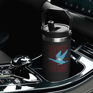 Minnesota Anti ICE Immigration Protest Flip Straw Tumbler Ice Out TS14 Print Your Wear