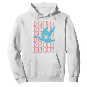 Minnesota Anti ICE Immigration Protest Hoodie Ice Out TS14 White Print Your Wear