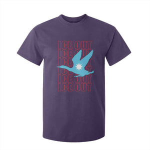 Minnesota Anti ICE Immigration Protest T Shirt For Kid Ice Out TS14 Purple Print Your Wear