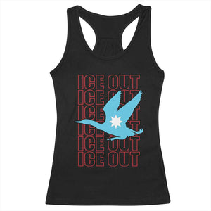 Minnesota Anti ICE Immigration Protest Racerback Tank Top Ice Out TS14 Black Print Your Wear