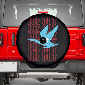 Minnesota Anti ICE Immigration Protest Spare Tire Cover Ice Out TS14 Black Print Your Wear