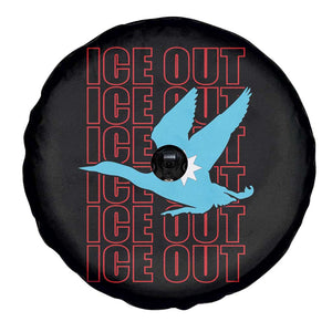 Minnesota Anti ICE Immigration Protest Spare Tire Cover Ice Out TS14 Print Your Wear