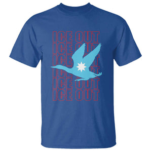 Minnesota Anti ICE Immigration Protest T Shirt Ice Out TS14 Royal Blue Print Your Wear