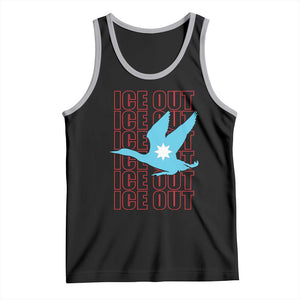 Minnesota Anti ICE Immigration Protest Tank Top Ice Out TS14 Black Athletic Heather Print Your Wear