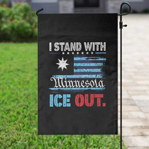 I Stand With Minnesota Garden Flag Minnesota Flag Anti ICE Immigration Protest TS14 Print Your Wear