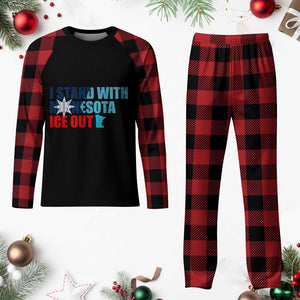 I Stand With Minnesota Plaid Pajama Set Minnesota Resist Anti ICE Immigration Protest TS14 Buffalo Plaid Print Your Wear
