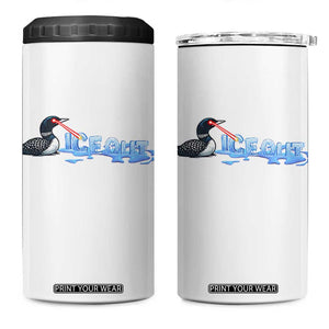 Ice Out 4 in 1 Can Cooler Tumbler Minnesota Resist Anti ICE Immigration Protest TS14 One Size: 16 oz White Print Your Wear