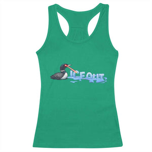 Ice Out Racerback Tank Top Minnesota Resist Anti ICE Immigration Protest TS14 Irish Green Print Your Wear