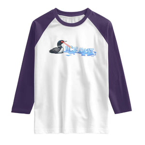 Ice Out Raglan Shirt Minnesota Resist Anti ICE Immigration Protest TS14 White Purple Print Your Wear