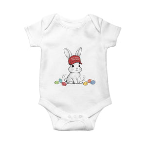 Funny Easter Bunny Wearing Hat American Baby Onesie TS14 White Print Your Wear