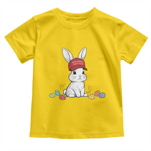 Funny Easter Bunny Wearing Hat American Toddler T Shirt TS14 Daisy Print Your Wear