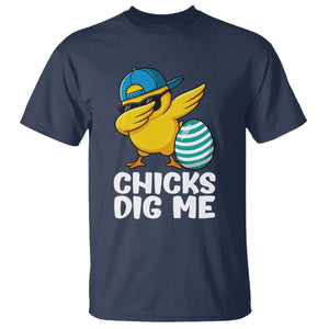 Easter Chicks Dig Me T Shirt Cute Chicken Dabbing Egg Hunt Toddler TS14 Navy Print Your Wear