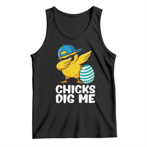 Easter Chicks Dig Me Tank Top Cute Chicken Dabbing Egg Hunt Toddler TS14 Black Print Your Wear