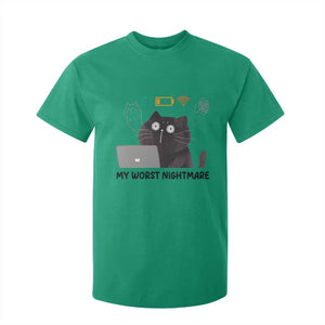 My Worst Nightmare T Shirt For Kid Funny Cat Gaming Wifi Loading Hurmor TS14 Irish Green Print Your Wear