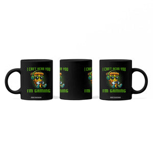 Funny Pizza Video Gaming Coffee Mug I Can Not Hear You I Am Gaming TS14 Print Your Wear