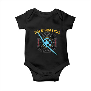 Funny Pilot Aviation Airplane Baby Onesie This Is How We Roll TS14 Black Print Your Wear