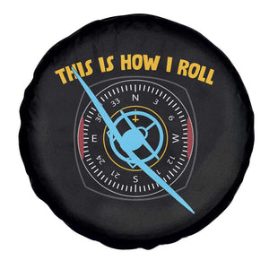 Funny Pilot Aviation Airplane Spare Tire Cover This Is How We Roll TS14 Print Your Wear
