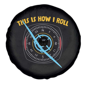 Funny Pilot Aviation Airplane Spare Tire Cover This Is How We Roll TS14 Print Your Wear