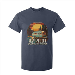 RV Pilot Enjoying The Journey T Shirt For Kid Funny Camping Lover TS14 Navy Print Your Wear