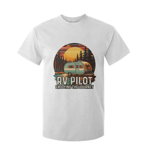 RV Pilot Enjoying The Journey T Shirt For Kid Funny Camping Lover TS14 White Print Your Wear