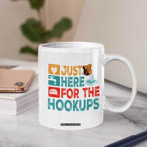 RV Camping Caravan Motorhome Coffee Mug Just Here For The Hookups TS14 Print Your Wear
