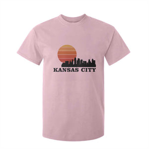 Kansas City Missouri Retro 80s Style T Shirt For Kid TS14 Light Pink Print Your Wear