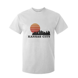 Kansas City Missouri Retro 80s Style T Shirt For Kid TS14 White Print Your Wear