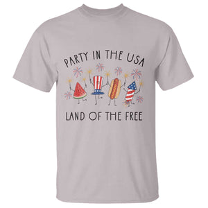 Patriotic Doodle T Shirt Watermelon Hotdog Firework Cute Fourth of July TS14 Print Your Wear