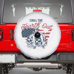 Chill The Fourth Out Spare Tire Cover Funny FDT 4th of July