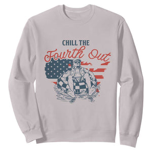 Chill The Fourth Out Sweatshirt Funny FDT 4th of July