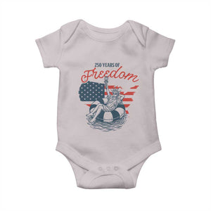 Chill The Fourth Out Baby Onesie Funny Statue of Liberty 4th of July