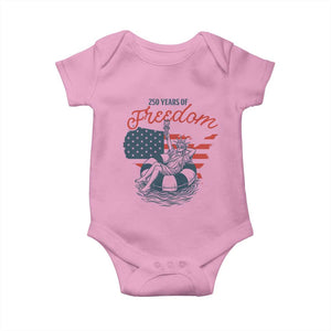 Chill The Fourth Out Baby Onesie Funny Statue of Liberty 4th of July