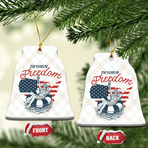 Chill The Fourth Out Ceramic Ornament Funny Statue of Liberty 4th of July