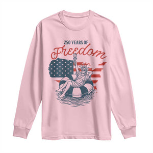 Chill The Fourth Out Long Sleeve Shirt Funny Statue of Liberty 4th of July